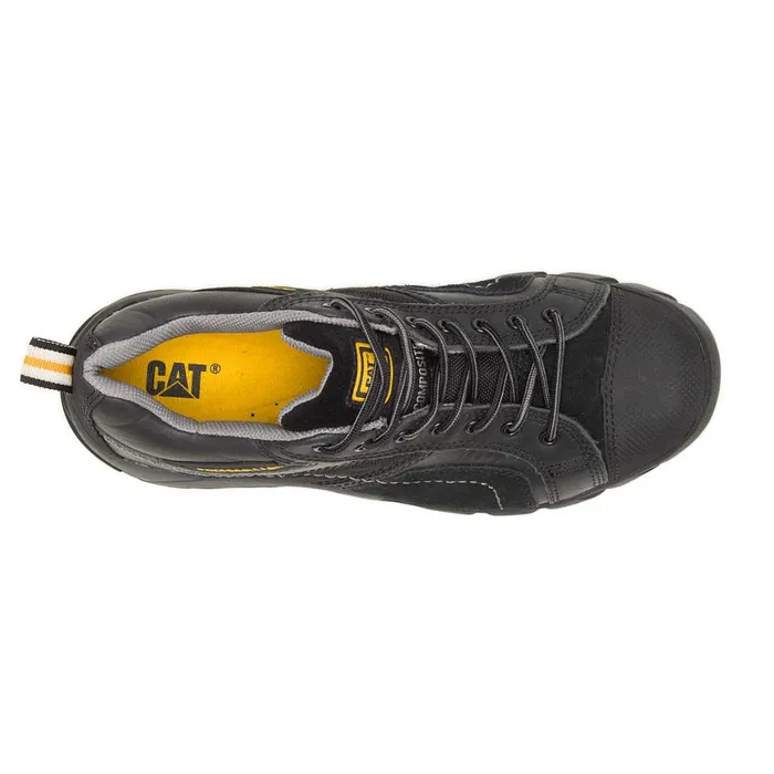 Argon Composite Toe Work Shoe Black Men Cat Footwear Safety Toe