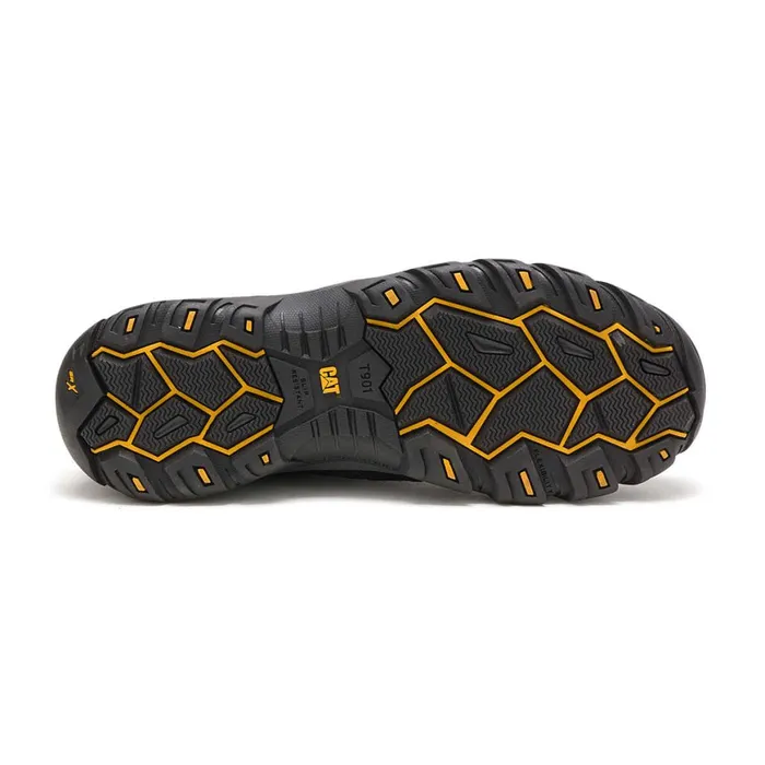 Argon Composite Toe Work Shoe Black Men Cat Footwear Safety Toe