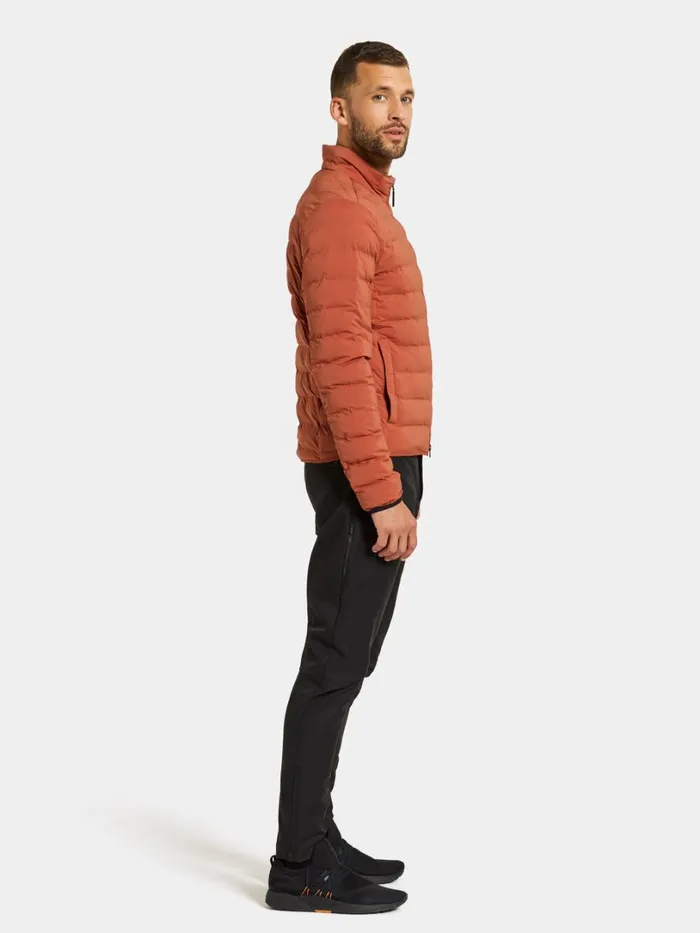 Arvid Jacket Dark Terracotta Men Didriksons Spring Jackets