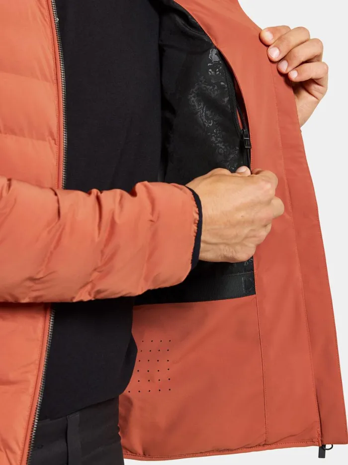 Arvid Jacket Dark Terracotta Men Didriksons Spring Jackets