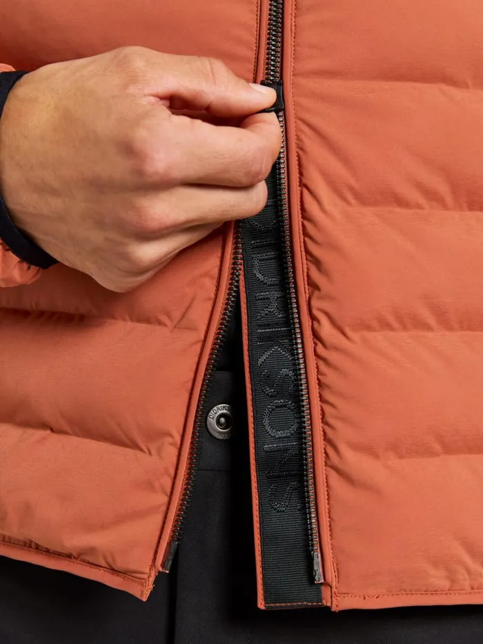 Arvid Jacket Dark Terracotta Men Didriksons Spring Jackets