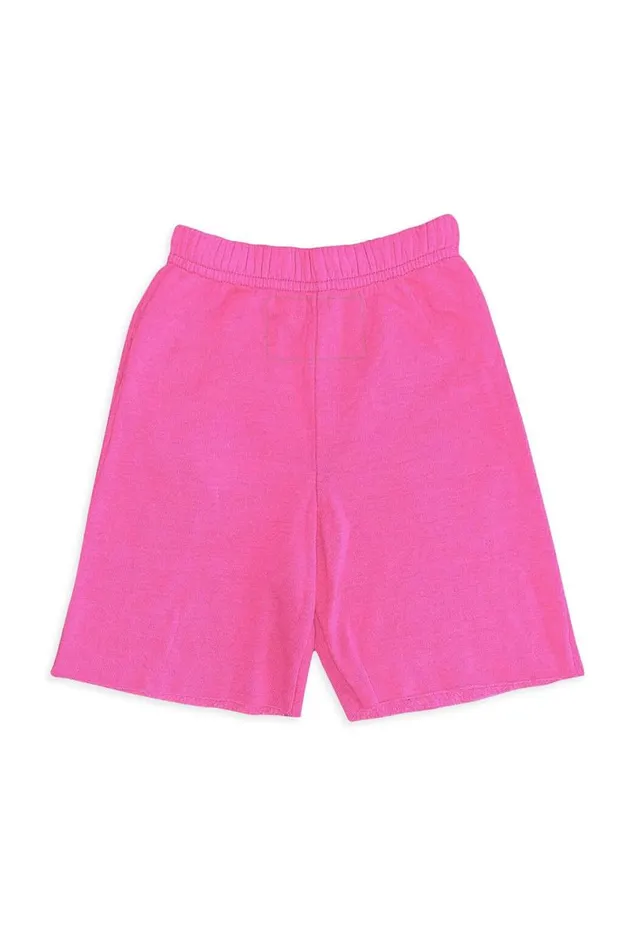 Aspen Sweatshorts 8211 Neon Pink Kids Aviator Nation Shorts