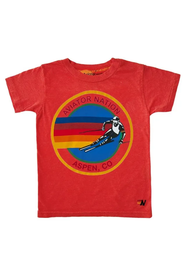 Aspen Tee 8211 Red Kids Aviator Nation Tees