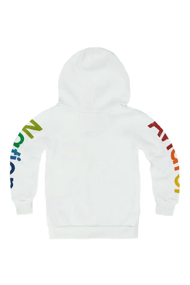 Aspen Zip Hoodie 8211 White Kids Aviator Nation Hoodies