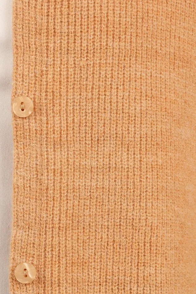 Astor Classic Button Up Cardigan Caramel Sweaters Petal and Pup Women