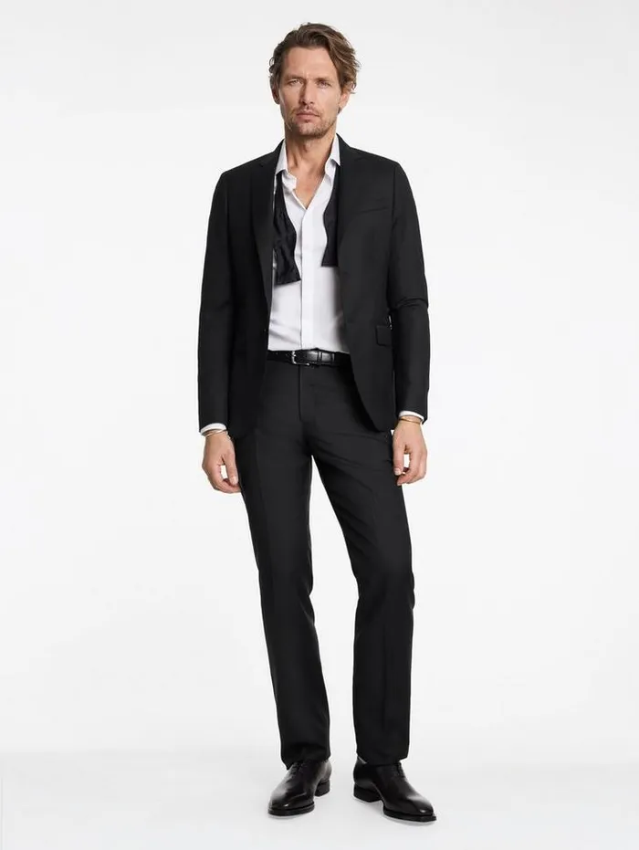 AUSTIN JACKET Black Men John Varvatos Suit Jackets