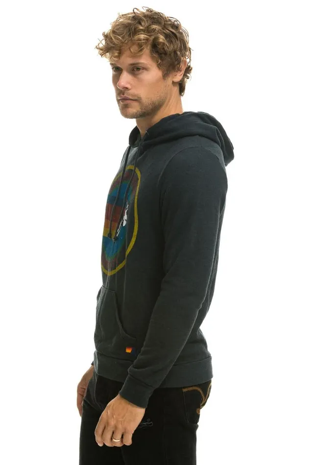 Austin Pullover Hoodie 8211 Charcoal WomenMen Aviator Nation Hoodies