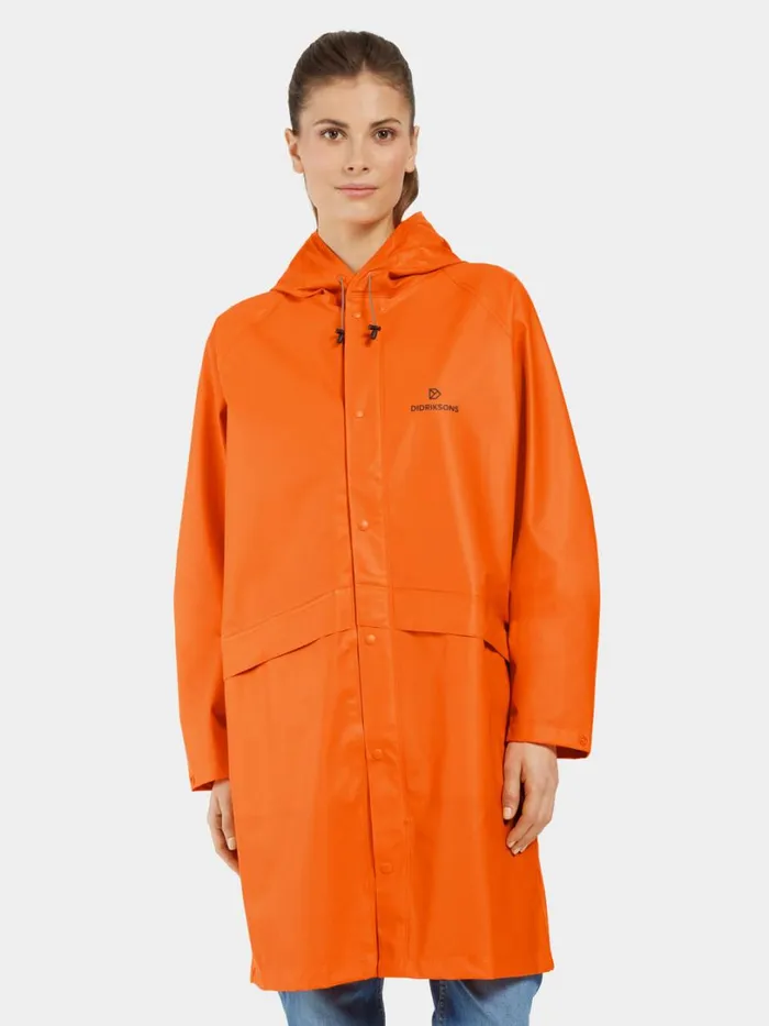 Avon Usx Parka Flame WomenMen Didriksons Waterproof Jackets