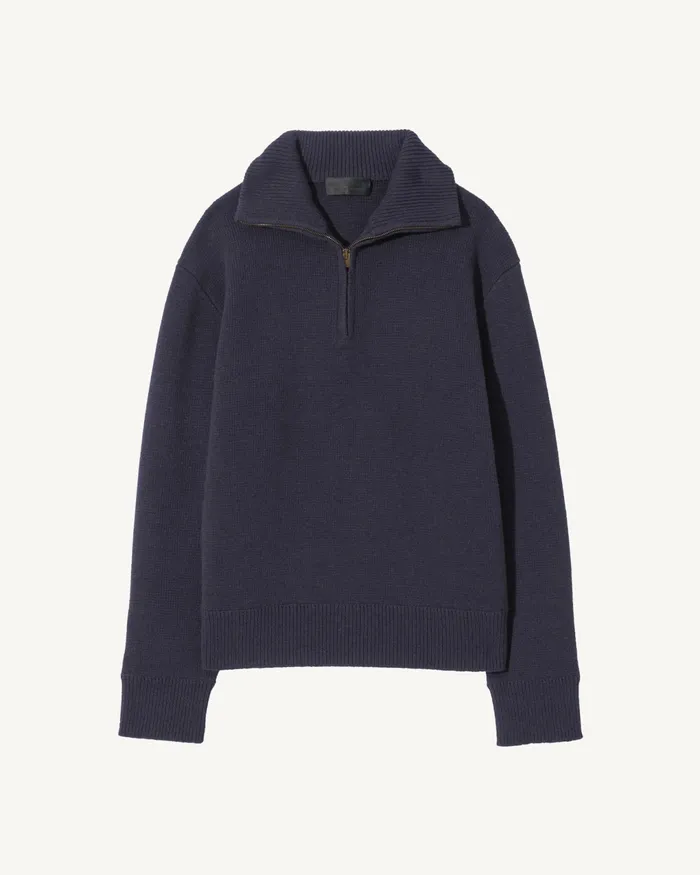 AXEL SWEATER Dark Navy Men Nili Lotan Sweaters