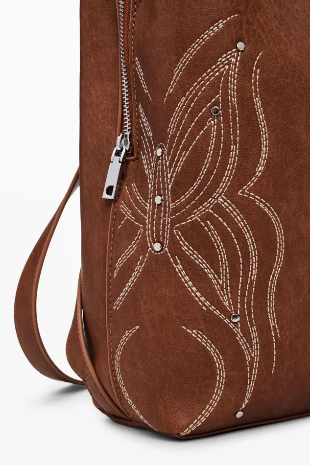 Backpacks Women Desigual Butterfly S Backpack Brown