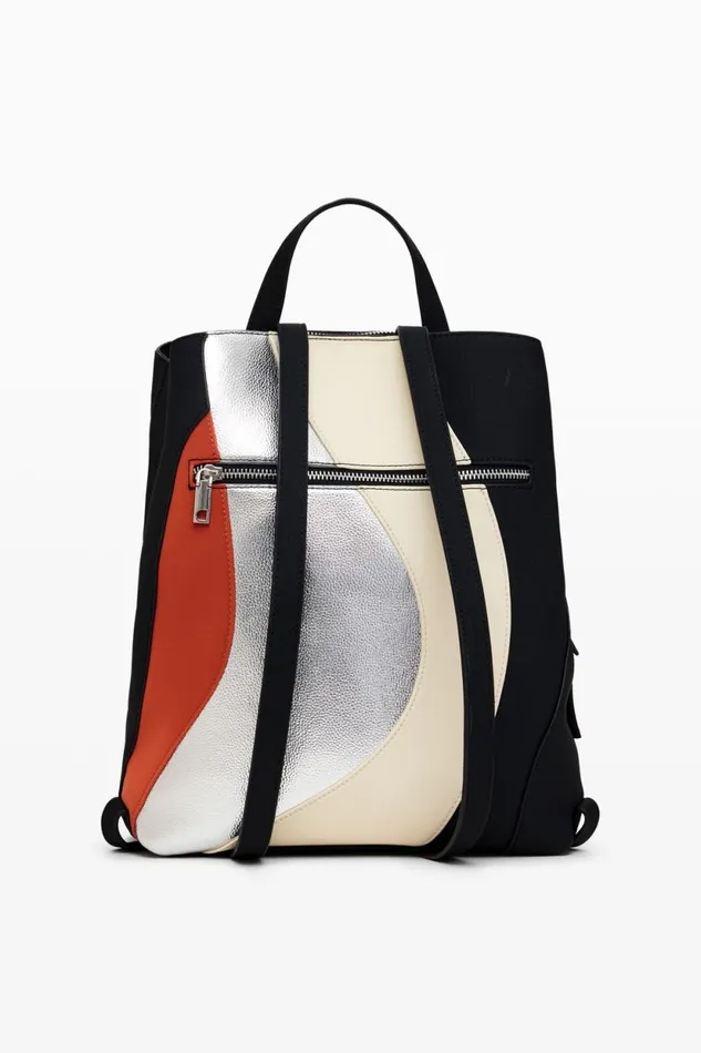 Backpacks Women Desigual S Backpack With Waves Materialfinishes