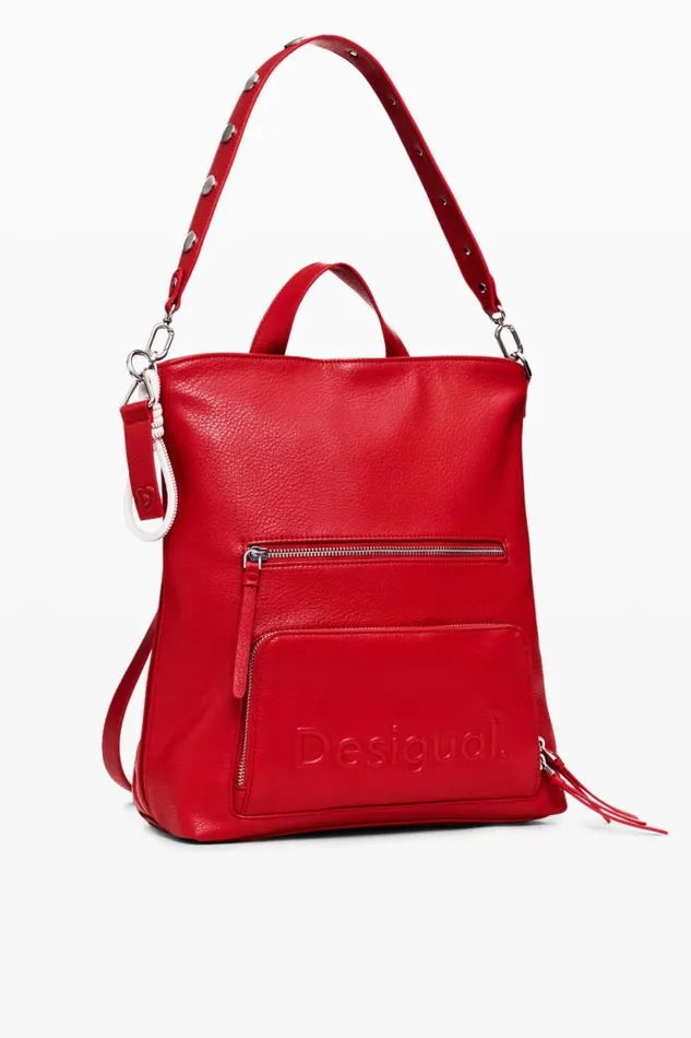 Backpacks Women Desigual S Logo Backpack Red