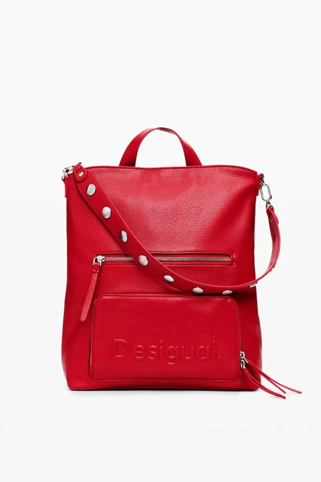 Backpacks Women Desigual S Logo Backpack Red