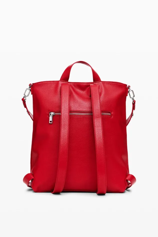 Backpacks Women Desigual S Logo Backpack Red