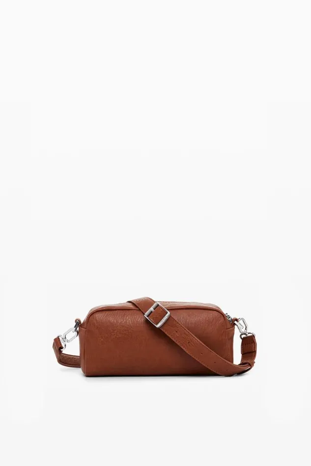 Bags Women Desigual Multipocket Crossbody Bag Brown