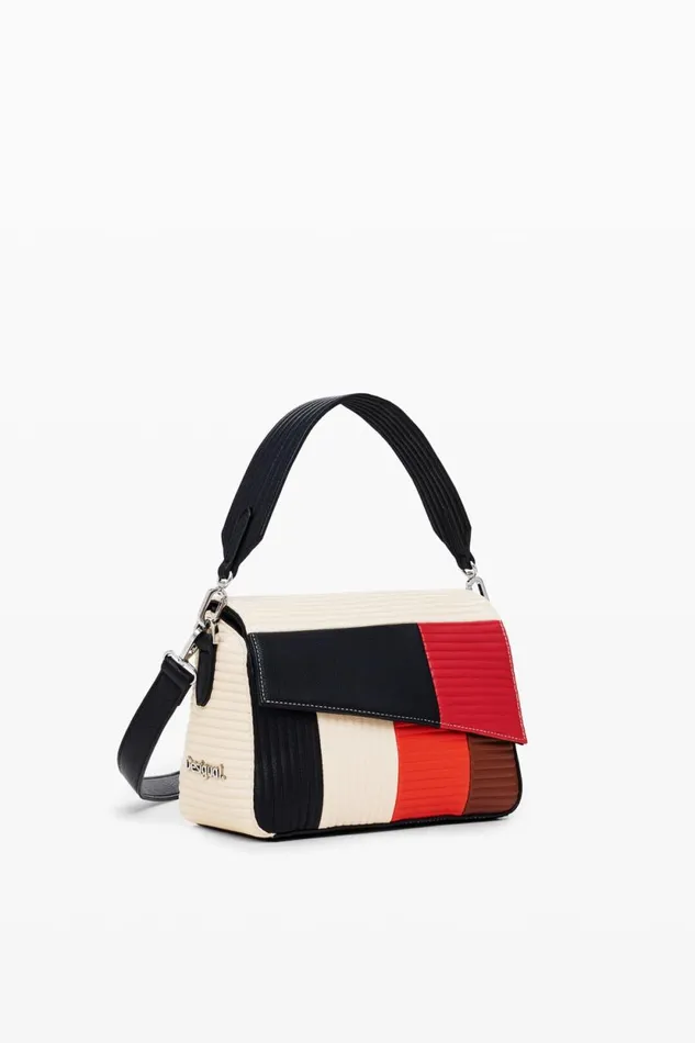 Bags Women Desigual Textured Handbag Materialfinishes
