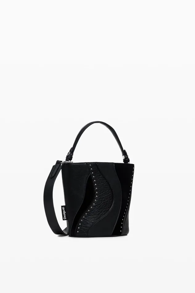 Bags Women Desigual Wave Shoulder Bag Black
