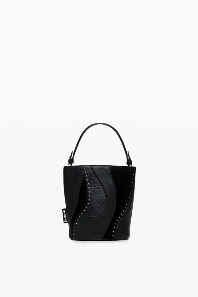 Bags Women Desigual Wave Shoulder Bag Black