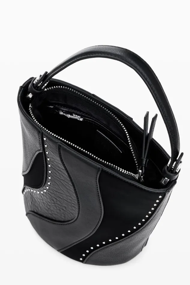 Bags Women Desigual Wave Shoulder Bag Black