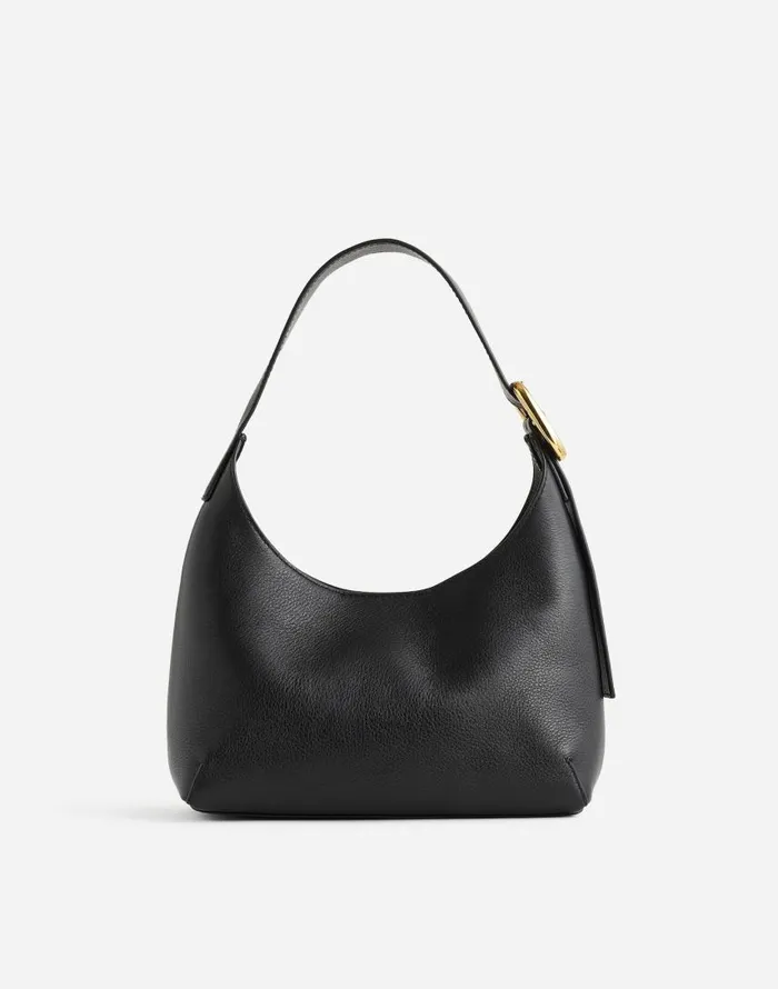 Bags Women Madewell The SculpturalBuckle Shoulder Bag True Black