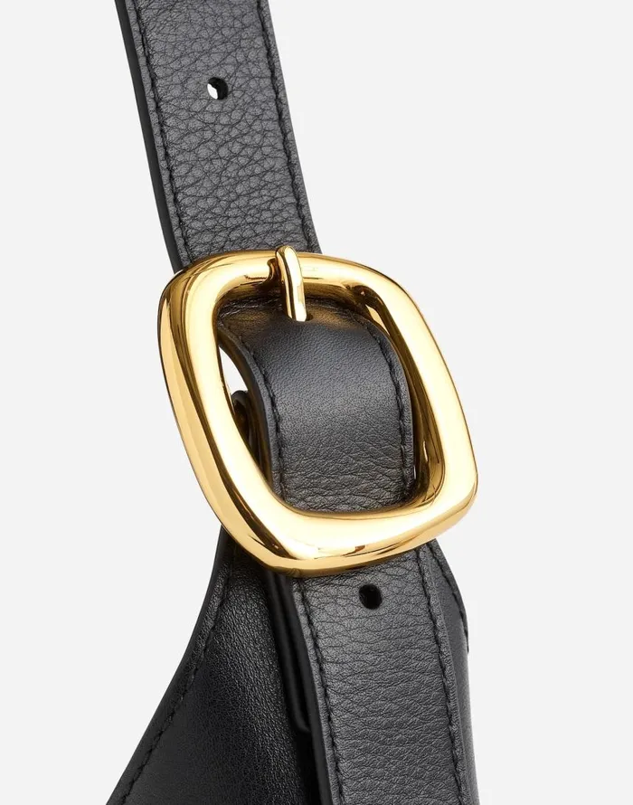 Bags Women Madewell The SculpturalBuckle Shoulder Bag True Black