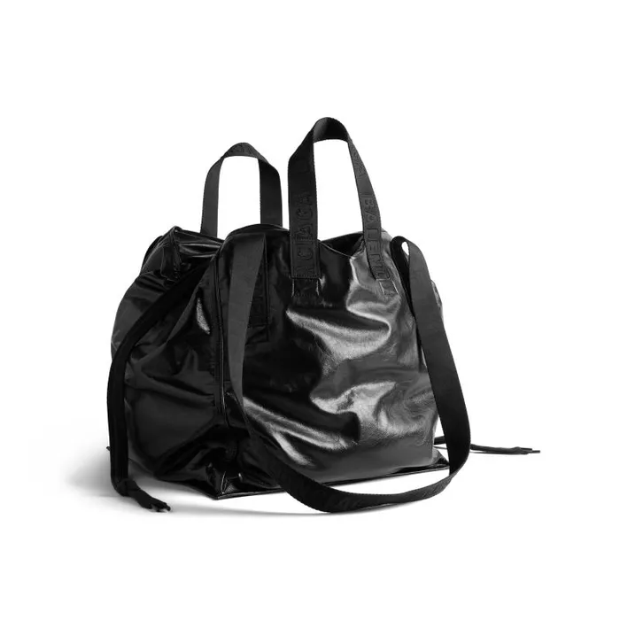 Balenciaga Bags and Totes Men Men039s Cargo Large Tote Bag In Black Black Balenciaga Bags and Totes Men Men039s Cargo Large Tote Bag In Black Black