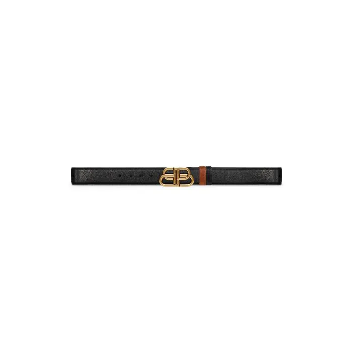 Balenciaga Belts Men Men039s Bb Reversible Belt In Black Black
