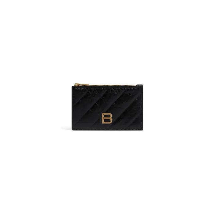 Balenciaga Card Holders Women Women039s Crush Long Coin And Card Holder Quilted In Black Black Balenciaga Card Holders Women Women039s Crush Long Coin And Card Holder Quilted In Black Black