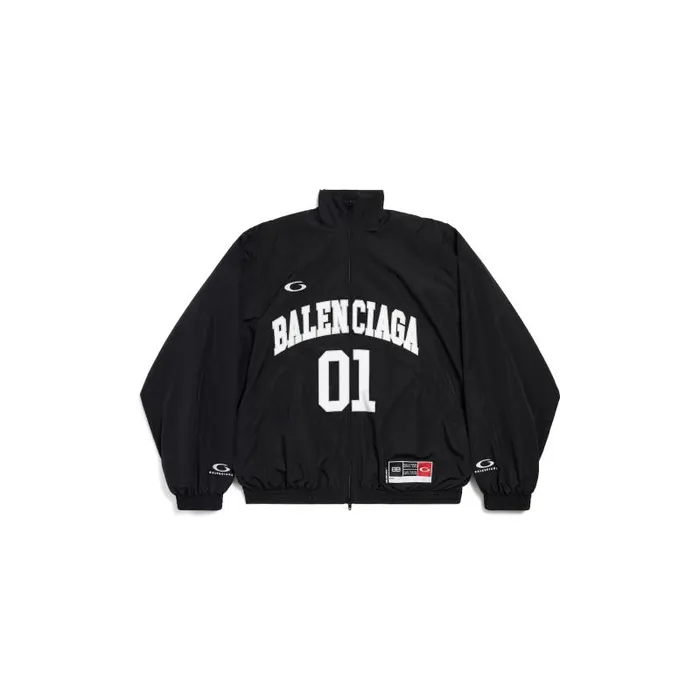 Balenciaga Coats and Jackets Men Men039s Basketball Series 8211 Tracksuit Jacket In Black Black Balenciaga Coats and Jackets Men Men039s Basketball Series 8211 Tracksuit Jacket In Black Black