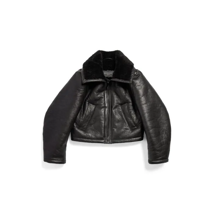 Balenciaga Coats and Jackets Women Women039s Aviator Jacket In Black Black Balenciaga Coats and Jackets Women Women039s Aviator Jacket In Black Black