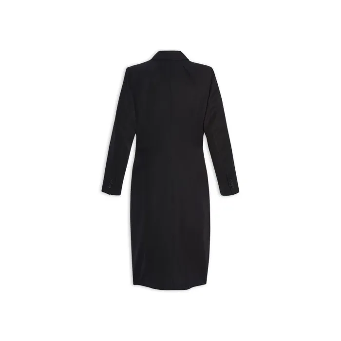 Balenciaga Coats and Jackets Women Women039s Hourglass Coat In Black Black Balenciaga Coats and Jackets Women Women039s Hourglass Coat In Black Black