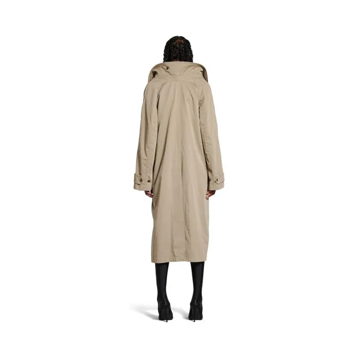 Balenciaga Coats and Jackets Women Women039s Off Shoulder Carcoat In Beige Beige Balenciaga Coats and Jackets Women Women039s Off Shoulder Carcoat In Beige Beige
