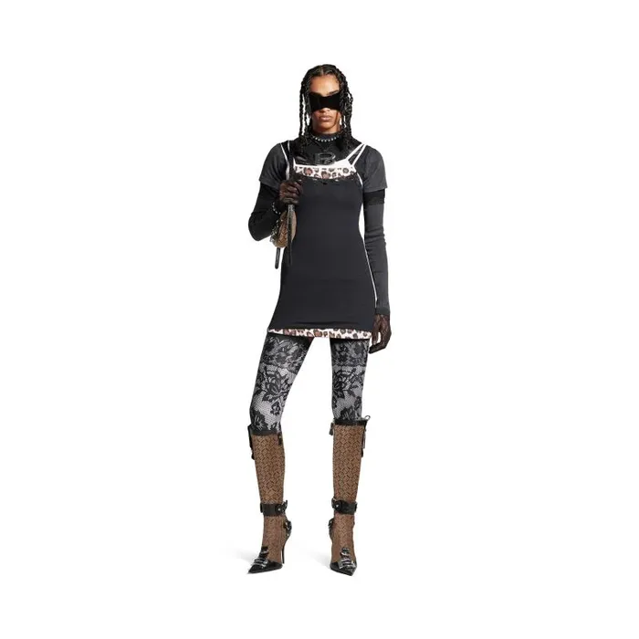 Balenciaga Dresses and Skirts Women Women039s Layered Dress In Black Black