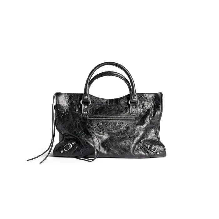 Balenciaga Handbags WomenMen Le City Medium Bag In Black Black