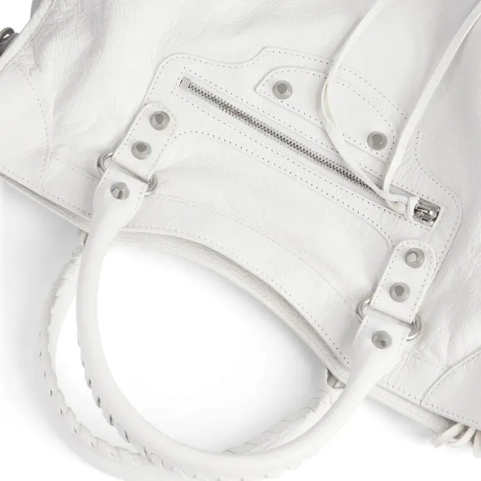 Balenciaga Handbags WomenMen Le City Medium Bag In Optic White Optic White Balenciaga Handbags WomenMen Le City Medium Bag In Optic White Optic White