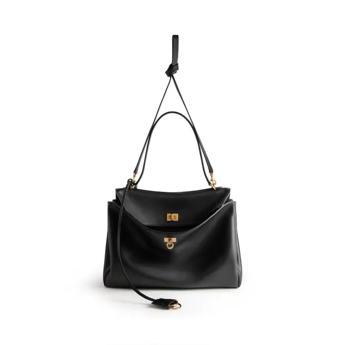 Balenciaga Handbags WomenMen Women039s Rodeo Medium Handbag In Black Black Balenciaga Handbags WomenMen Women039s Rodeo Medium Handbag In Black Black