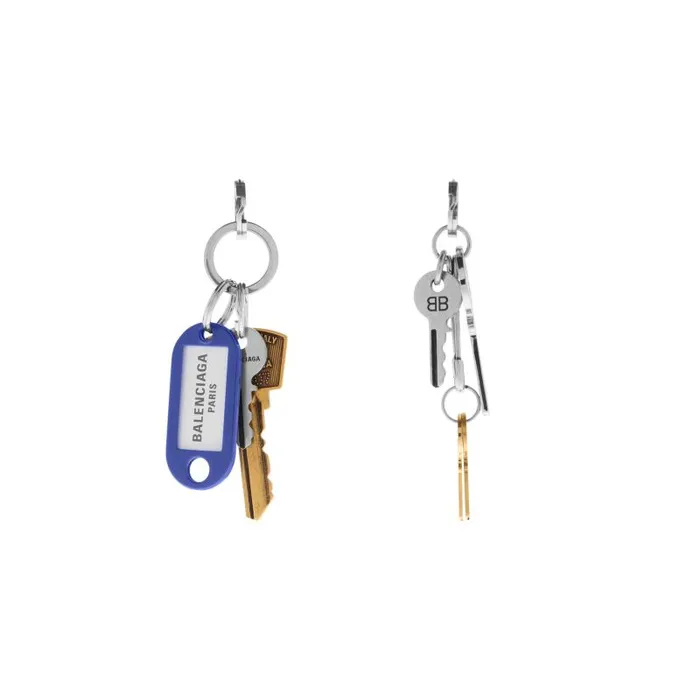 Balenciaga Jewelry WomenMen Old School Earrings In Silver Silver
