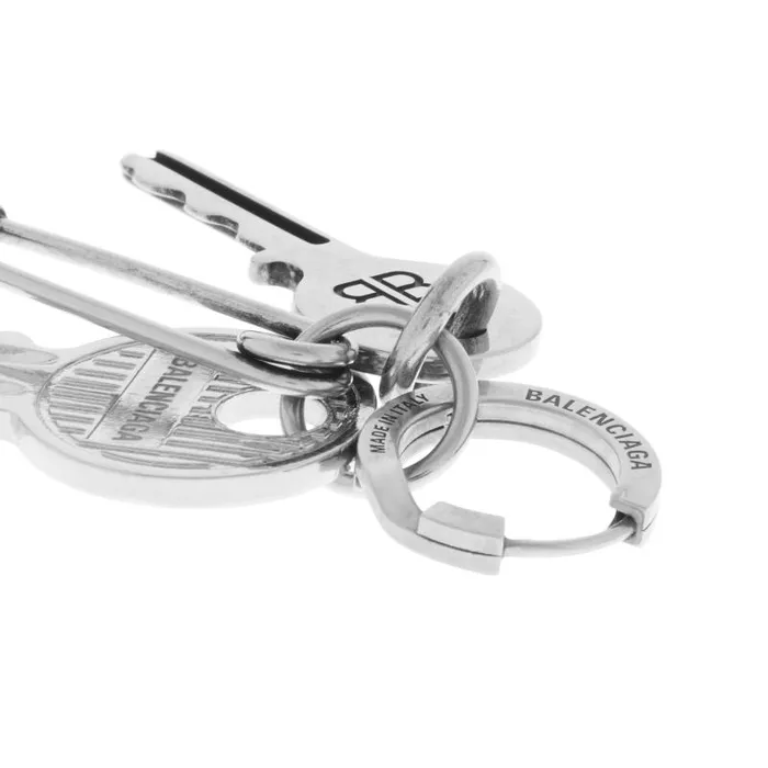 Balenciaga Jewelry WomenMen Old School Earrings In Silver Silver Balenciaga Jewelry WomenMen Old School Earrings In Silver Silver