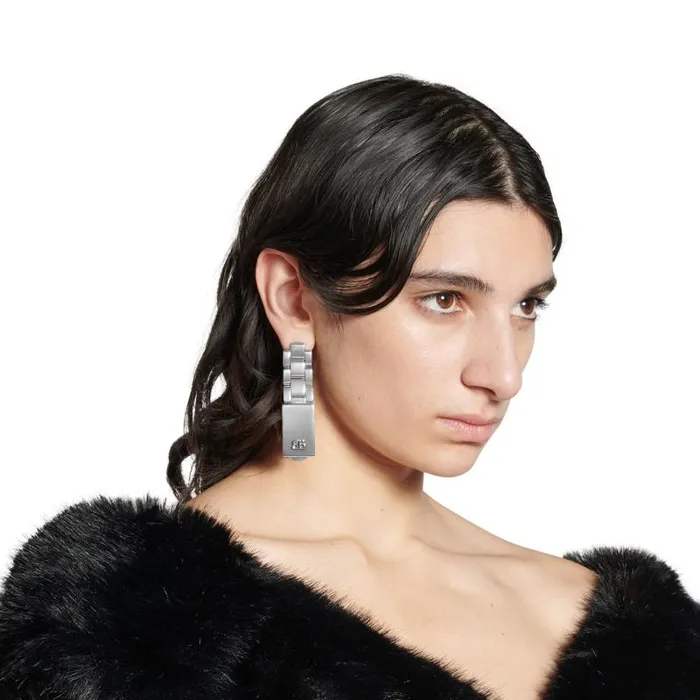 Balenciaga Jewelry Women Women039s 247 Earrings In Silver Silver Balenciaga Jewelry Women Women039s 247 Earrings In Silver Silver