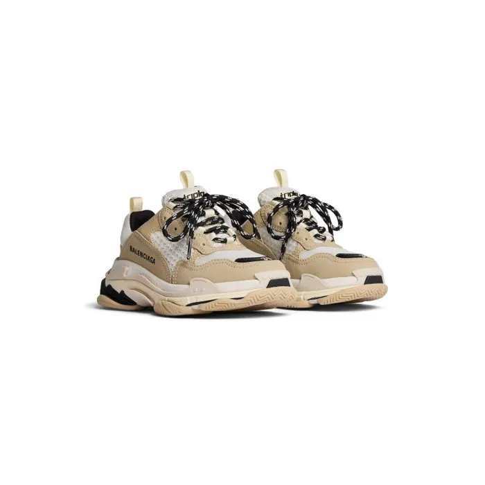 Balenciaga Kids WomenMen Kids 8211 Triple S Sneaker In Beigewhite Beigewhite Balenciaga Kids WomenMen Kids 8211 Triple S Sneaker In Beigewhite Beigewhite