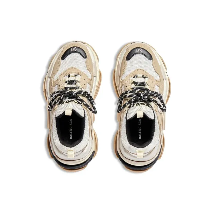 Balenciaga Kids WomenMen Kids 8211 Triple S Sneaker In Beigewhite Beigewhite Balenciaga Kids WomenMen Kids 8211 Triple S Sneaker In Beigewhite Beigewhite