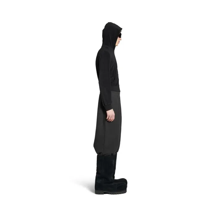 Balenciaga Pants Men Activewear Baggy Sweatpants In Black Black Balenciaga Pants Men Activewear Baggy Sweatpants In Black Black
