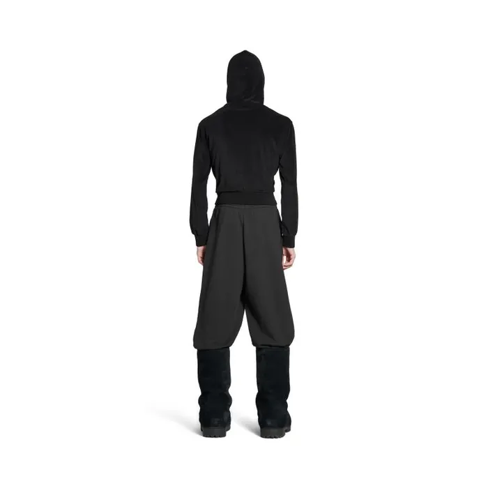 Balenciaga Pants Men Activewear Baggy Sweatpants In Black Black Balenciaga Pants Men Activewear Baggy Sweatpants In Black Black