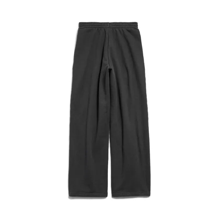 Balenciaga Pants Men Activewear Baggy Sweatpants In Black Black Balenciaga Pants Men Activewear Baggy Sweatpants In Black Black