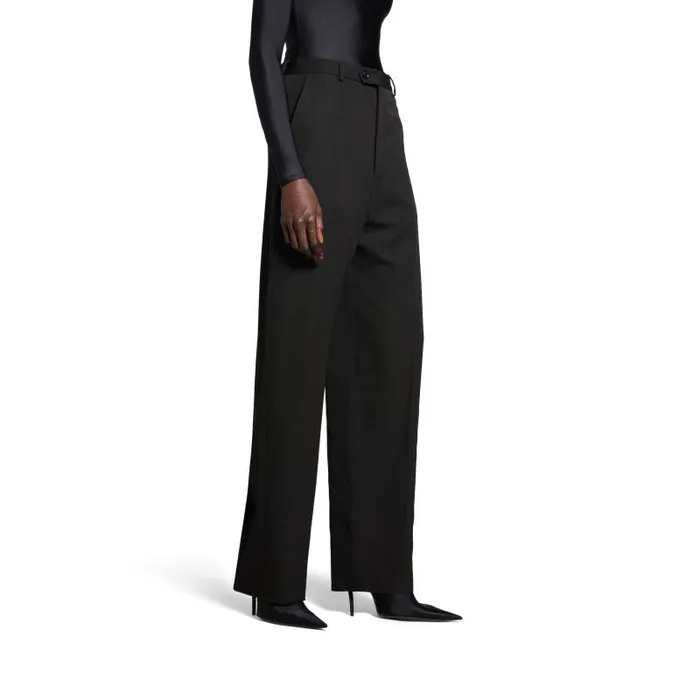 Balenciaga Pants Women Women039s Baggy Tailored Pants In Black Black Balenciaga Pants Women Women039s Baggy Tailored Pants In Black Black