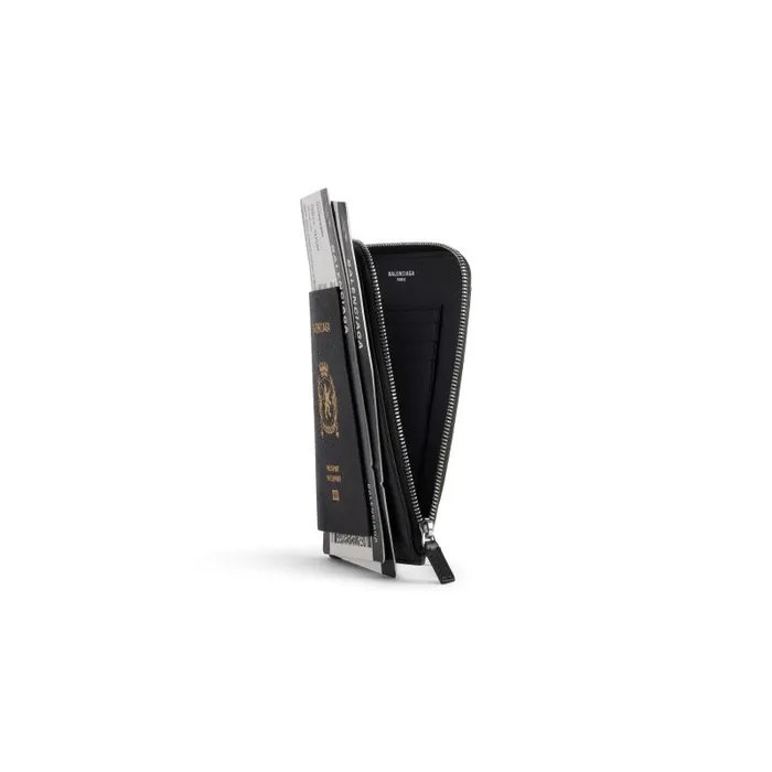 Balenciaga Phone Accessories and Keyrings Men Men039s Passport Phone Holder In Black Black Balenciaga Phone Accessories and Keyrings Men Men039s Passport Phone Holder In Black Black