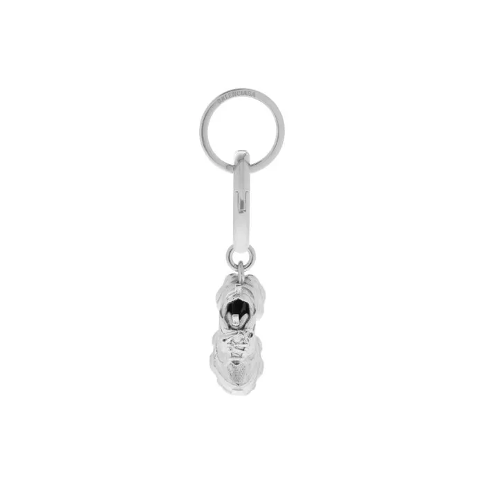 Balenciaga Phone Accessories and Keyrings WomenMen Keyholder Cargo Keyring In Silver Silver Balenciaga Phone Accessories and Keyrings WomenMen Keyholder Cargo Keyring In Silver Silver