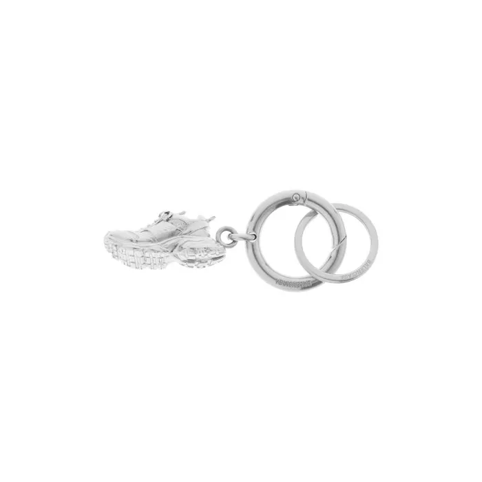 Balenciaga Phone Accessories and Keyrings WomenMen Keyholder Cargo Keyring In Silver Silver Balenciaga Phone Accessories and Keyrings WomenMen Keyholder Cargo Keyring In Silver Silver