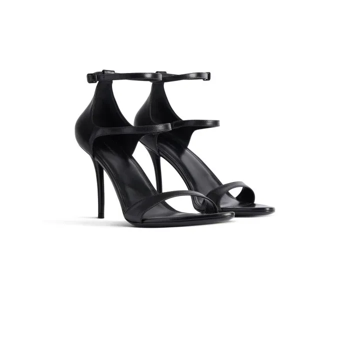 Balenciaga Pumps and Heels Women Women039s Honey 90mm Sandal In Black Black Balenciaga Pumps and Heels Women Women039s Honey 90mm Sandal In Black Black