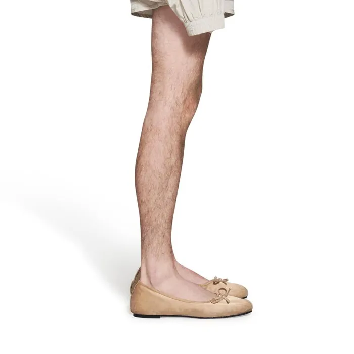 Balenciaga Sandals and Mules Men Men039s Leopold Ballerina In Light Beige Light Beige Balenciaga Sandals and Mules Men Men039s Leopold Ballerina In Light Beige Light Beige